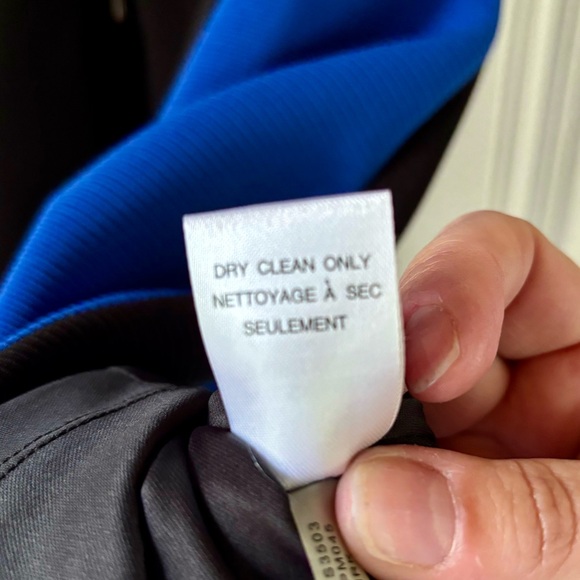 NWT Jones New York dress v-neck knee length short sleeve blue 💙 & black 🖤 - Picture 9 of 15